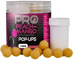 Starbaits Pop Up Boilies Fluoro Peach Mango